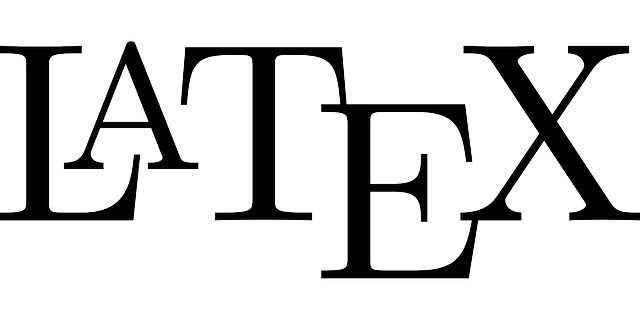 Latex Schriftzug